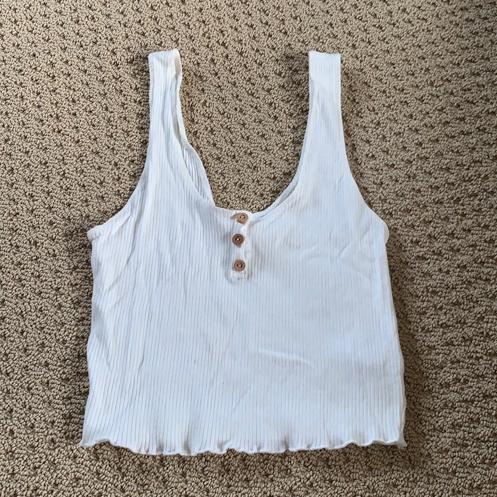 Garage Scalloped Hem Tank